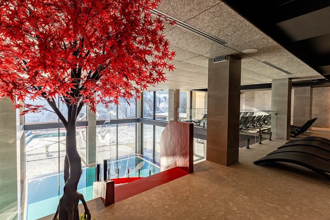 Beton Ciré SPA та сходи